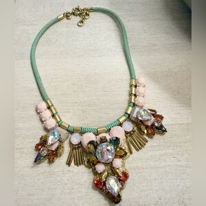 J.Crew Dragonfly Crystal Statement Necklace